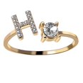thumbnail image 1 of Finger Rings Simplicity English Letters Rings Fashion Jewelry Knuckle RingsNew for 2024 CD, 1 of 2