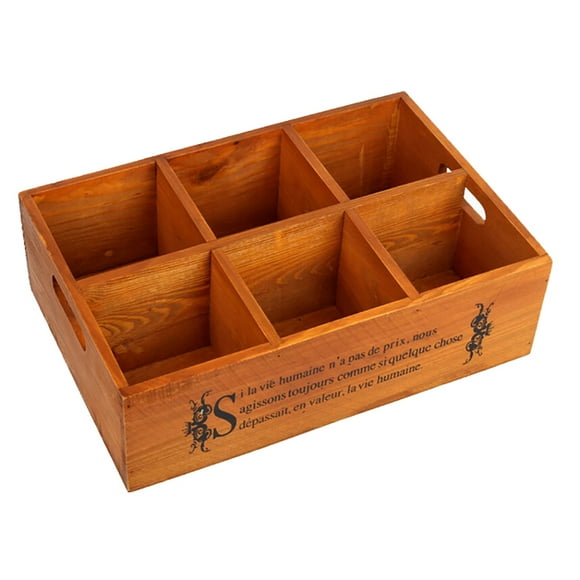 Retro Wooden Storage Box Vintage Window Display Box Props DIY Shooting Props