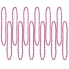 Beistle Small Bead Necklaces, Cerise