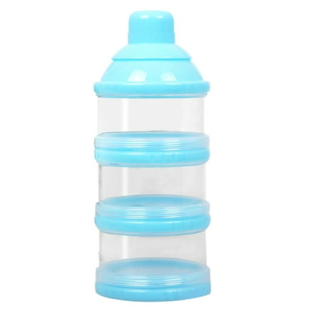 Portable 3 Dose Milk Powder Dispenser Container For Baby Kid Toddler, Removable Milk Powder Container Bottle