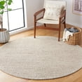 thumbnail image 2 of SAFAVIEH Natura Willoughby Distressed Area Rug, Grey/Ivory, 4' x 4' Round, 2 of 11
