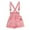Pink-5051, variant on Kidscool Space Girls Stars Rose Embroidered Raw Edge Ripped Fashion Denim Shortalls,Pink,4-5 Years