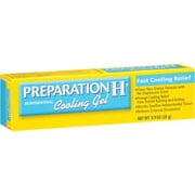 Preparation H Hemorrhoid Symptom Treatment Cooling Gel (0.9 Ounce), Fast Discomfort Relief with Vitamin E and Aloe, Tube