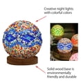 thumbnail image 6 of FSLiving Baroque Style Wooden Base Table Lamp Touch Color Changing Dimmable Rechargeable Battery Operated LED Bedside Mood Light for Yoga Show Window Exhibition Kids' Gift Christmas Present - 1 Pack, 6 of 6