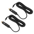 thumbnail image 1 of Car Male Plug, Reliable High Accuracy 2 Pcs  Lighter Adapter Cables High Toughness  for Auto, 1 of 8