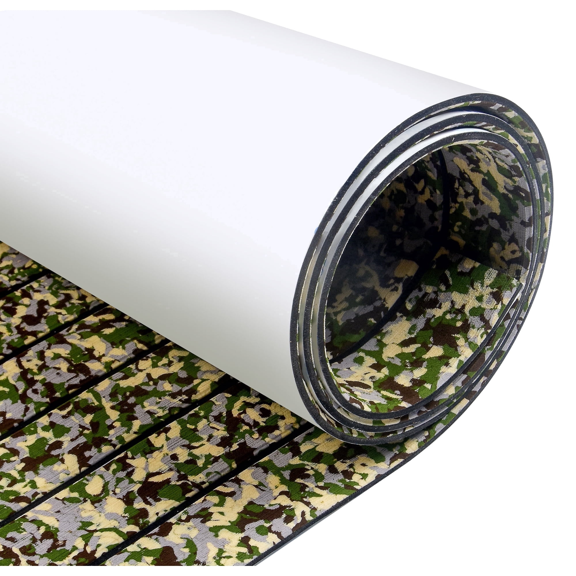 AbahubFit Camo EVA Foam Boat Flooring 96"x36" / 96"x45.6", Self Adhesive Non-Slip for Motorboat Kayak Surfboard SUP