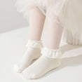 thumbnail image 4 of Baby Lace Socks Toddler Eyelet Frilly Socks Girls Ruffle Sock 6 Pairs, 4 of 6