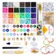 thumbnail image 1 of 4150 cuentas para joyería DIY pulsera colorida, cuentas Heishi para hacer joyas, pulsera, kit de manualidades, collar, pendientes, anillo, cuentas para pulsera, adultos y niños ER, 1 of 5