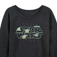thumbnail image 3 of Star Wars - The Mandalorian Grogu Star Wars   - Wo Men's French Terry Long Sleeve Pullover, 3 of 5