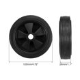 thumbnail image 2 of Unique Bargains 4.57' Universal Air Compressor Wheel with 0.47' Hole, Black, 2 of 5