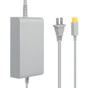 Wii U Controller GamePad Charger AC Adapter Power Supply Home Wall Travel Charging Cord Cable Accessories Kit 100-240V US Plug for Nintendo Wii U Gaming Console System [Wii U]