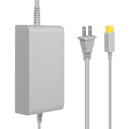 Wii U Controller GamePad Charger AC Adapter Power Supply Home Wall Travel Charging Cord Cable Accessories Kit 100-240V US Plug for Nintendo Wii U Gaming Console System [Wii U]