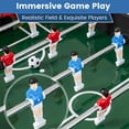 thumbnail image 4 of Foosball Table 37 Inch, Soccer Table Game with 2 Balls Manual Scorers, Sturdy MDF Construction for Game Room Home Office Family Night Parties, Black, 4 of 6