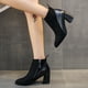 thumbnail image 5 of Botines Mujer Tacón Grueso Ante Con Cremallera Lateral Y Pespuntes De Piel Wmkox8yii hfjk967, 5 of 7