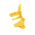 thumbnail image 3 of Sunisery Toddler Girl Oblique Shoulder Swimsuit Lotus Swimwear Bathing Suit, 3 of 6