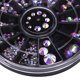 thumbnail image 3 of 7 tamaños Nail Art Rhinestones Crystal Diamond Gems 3D Consejos Decoración Rueda Ndcxsfigh Nuevos Originales, 3 of 5