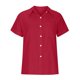 thumbnail image 1 of Camisas de Cuello en V de Manga Corta para las Mujeres Blusa Suelta con Botón de Color, Túnica de Trabajo Casual con Bolsillo para Uso Diario, 1 of 5