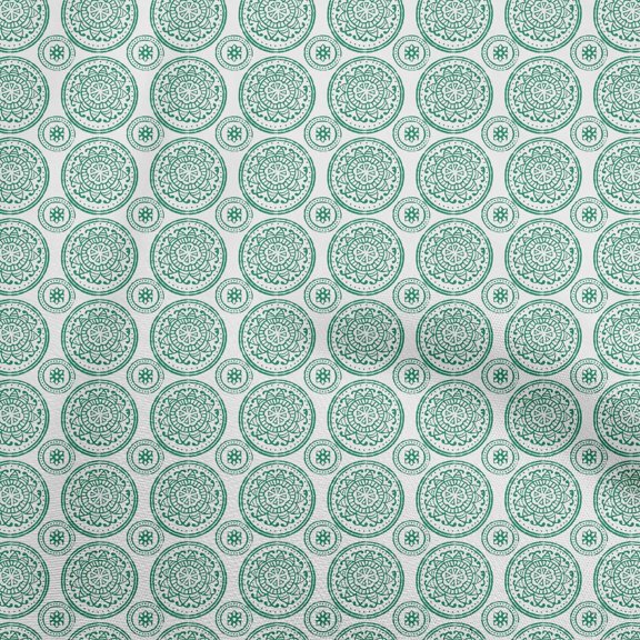 oneOone Georgette Viscose Green Fabric Block Sewing Fabric By The Yard Printed Diy Clothing Sewing Supplies 42 Inch Wide-DB