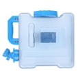 thumbnail image 1 of Cubo de agua al aire libre con grifo Sin fugas Tanque de agua para viajes de campamento (6L), 1 of 9
