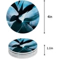 thumbnail image 1 of FMSHPON Natural Plant Green Agave Tequila Set of 8 Round Coaster for Drinks, Absorbent Ceramic Stone Coasters Cup Mat with Cork Base for Home Kitchen Room Coffee Table Bar Decor, 1 of 6
