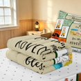 thumbnail image 5 of Erosebridal Camper Patchwork Zipper Queen Comforter Set with Fitted Sheet and 2 Pillowcases for Boys Girls, Happy Camping Zipper Bedding Set, Reversible, 5 of 7