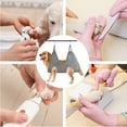 thumbnail image 4 of Pets Grooming Breathable Mesh Hammock Clipper Files Hanging Straps Set for Medium Animal Nail Clip Trimming Restraint Bag Kit Grey L, 4 of 8