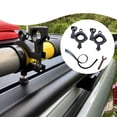 thumbnail image 6 of Dickly 2 Pieces Roof Rack Shovel Mount 28-33mm Bracket for Automotive Road Trip Car Black, 6 of 8
