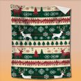 thumbnail image 2 of YELEE Blanket Thorw Unique Gifts for Christmas Elk Snowflake Pattern Xmas Soft Comfy Blanket Meaningful Present for Christmas Family Party (50x60), 2 of 7