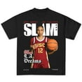thumbnail image 1 of SLAM COVER TEE - SLAM 248 220G Pure Cotton Single Side Printed Round Neck Short Sleeve T-Shirt, 1 of 6