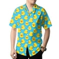 thumbnail image 5 of Rubber Duck Hawaiian Shirts for Mens, Funny Rubber Duck Button Down Short Sleeve Hawaiian Shirt, 5 of 7