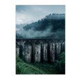 thumbnail image 3 of Póster de arte de pared con niebla, bosque y montaña de Escandinavia, impresión artística de paisaje natural, citas, pintura en lienzo, imágenes modernas, decoración del hogar, 3 of 5