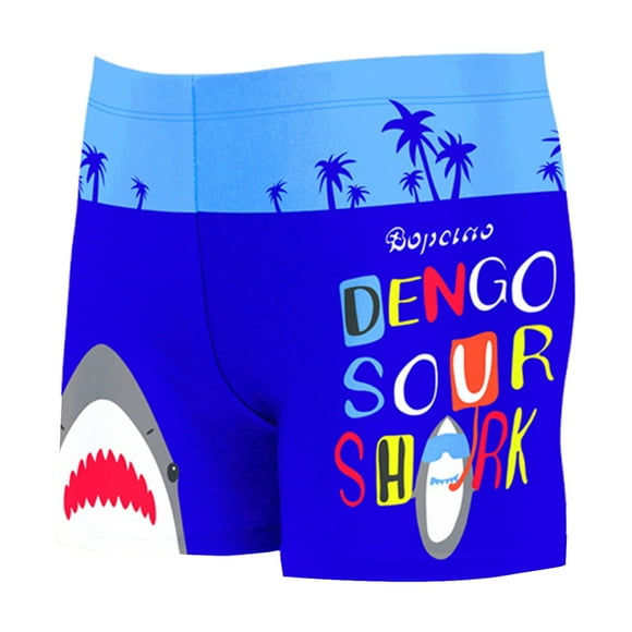 Kids Swim Trunks Cartoon Toddler Stretch Swim Shorts Quick Dry Little Boys Bathing Suit Swim Trunks for Boys 7-9