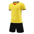 thumbnail image 4 of Unisex Kids Soccer Jersey for Girls Soccer Shirts Boy Football Outfits Soft Ideal Gift for Little Athlete 4-15 Years Yellow, 4 of 5