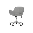 thumbnail image 4 of Brant House Alassio 34.25" Upholstered Polyester Fabric Office Chair in Gray, 4 of 8