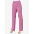thumbnail image 2 of Roaman's Women's Plus Size Tall Plus Size Wide Leg Bend Over Pant, 2 of 6