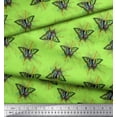 thumbnail image 2 of Soimoi Poly Georgette Fabric Artistic Butterfly Printed Fabric 1 Yard 52 Inch Wide, 2 of 3