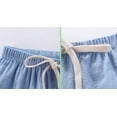 thumbnail image 4 of tarylea Baby Clothes Boys Girls Cotton Linen Shorts High Waisted Pull on Shorts Wide Leg Summer Beach Shorts, 4 of 8