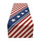 thumbnail image 2 of Anniversary Of Independence Day Table Runner Star-Printed -Style Linen Table Runner, 2 of 6