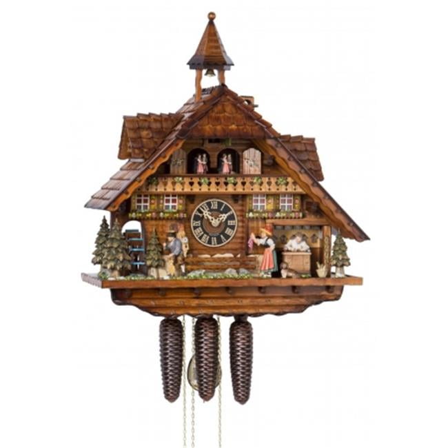 River City Clocks MD88622 Eight Day Musical Cuckoo Clock with Moving