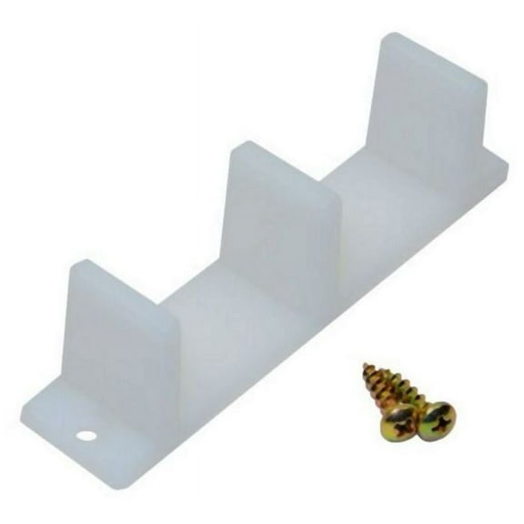 Johnson Hardware Jh2138 Floor Guide For 1-3/8" Sliding Bypass Doors - White