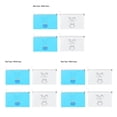 thumbnail image 2 of Redempat 4pcs/10pcs Masks Storage Box PP Portable Holder Organizer Face Masks Container Reusable Ouutdoor Dustproof Case 2*blue+2*white 3Set, 2 of 6