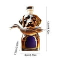 thumbnail image 3 of Hunting Dog Whiskey Bottle 3D Engraved Glasses - 300ml Hunting Whiskey Decanter for Men Dad Gifts, Funny Animal Wine Bottle & Home Bar Decor(Dog B), 3 of 6