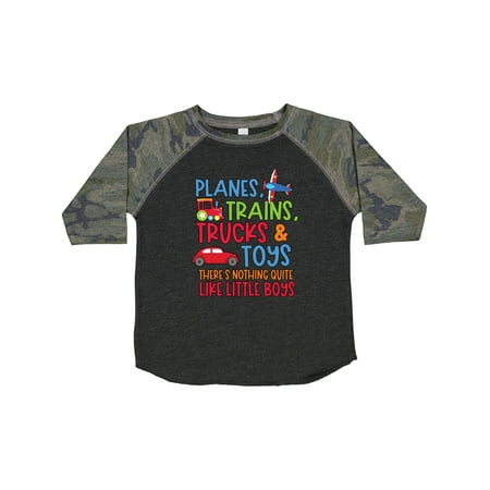 

Inktastic Planes Trains Trucks and Toys Nothing Quite Like Little Boys Gift Toddler Boy Girl T-Shirt