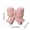 Pink, variant on Ceramic Bow-Shaped Flower Vase - Decorative Floral Arrangement Vase for Home Living Room Table and Interior Decoration