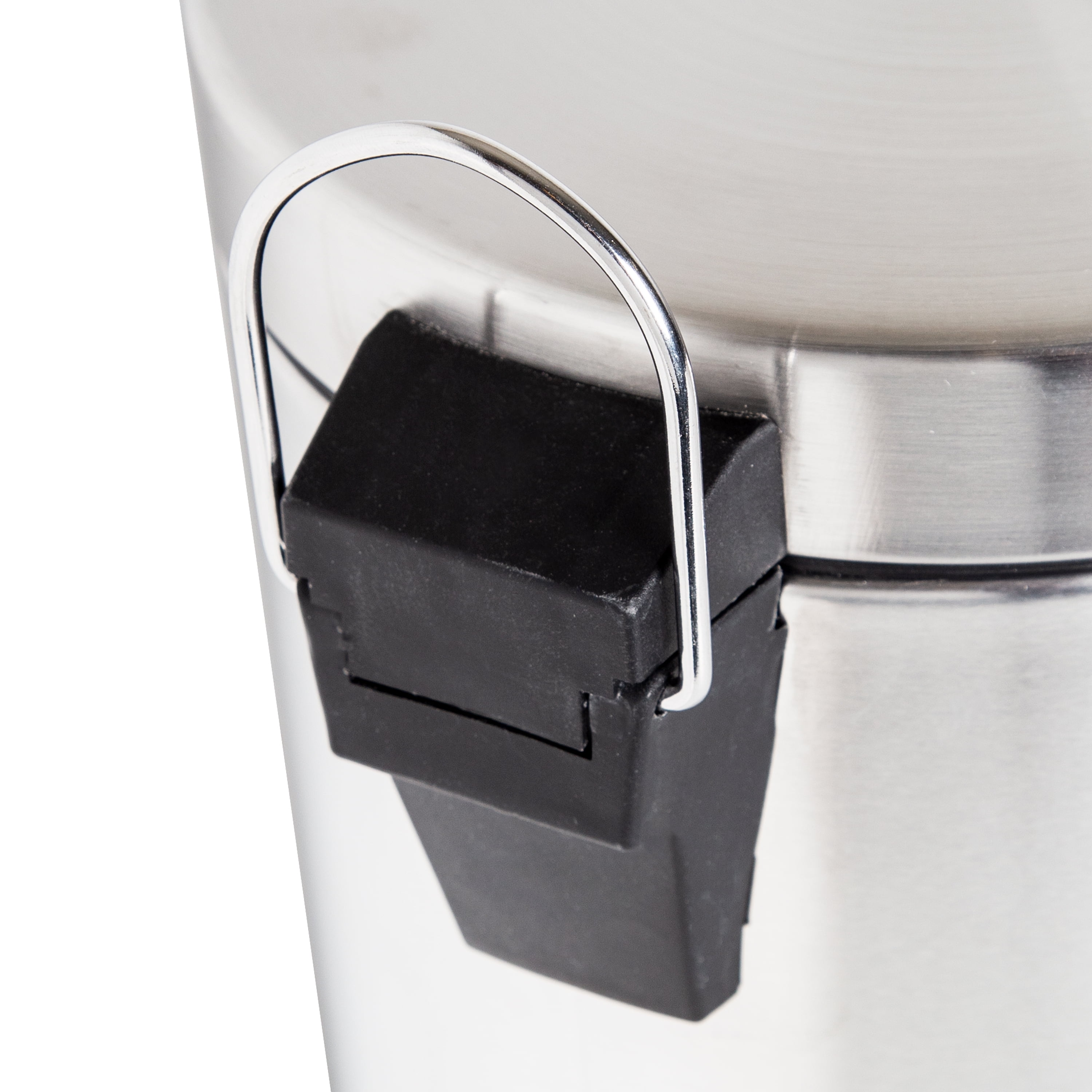 Honey Can Do TRS-01449 5 Liter Stainless Steel Step Lift Lid Garbage Can