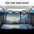 thumbnail image 5 of Wolves in The Moonlight Car Rear Seat Cover Accessories Universal Fit Car Seat Covers Durable, 5 of 6