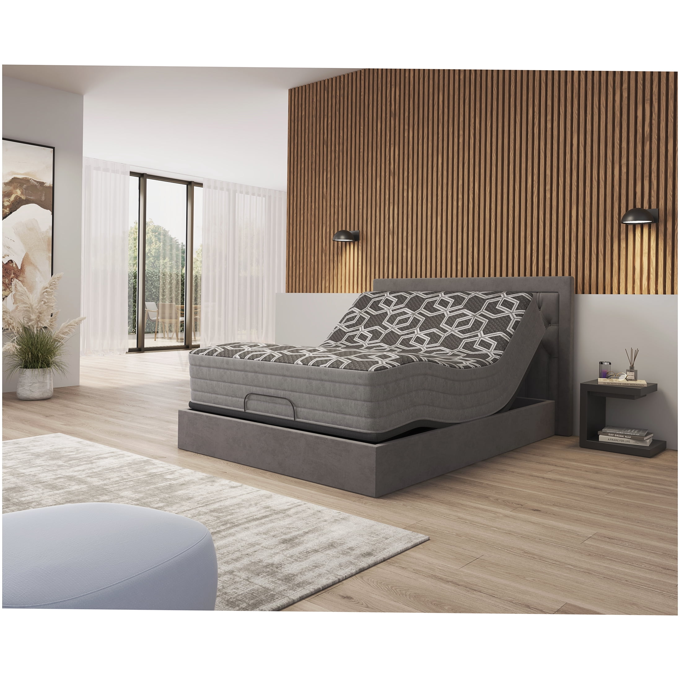 CHAMPFLAG King Size 12" Copper Infused Memory Foam Mattress, CertiPUR-US Certified, Medium Firmness, Cooling Gel Technology