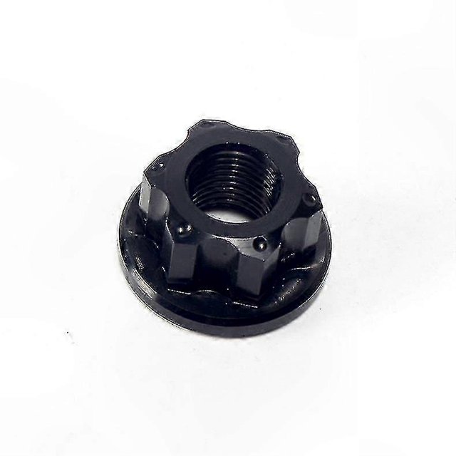 Aluminum Top Yoke Nut with Open Flange M22x1.00mm Thread Size for Motorcycle Handlebars