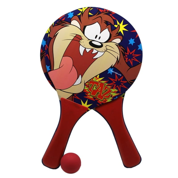 Taz the Tasmanian Wood Paddle Ball - Devil Blue Paddle Paddle Ball 3pc Set