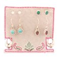 thumbnail image 4 of NOVICA Gemstone earrings, 'Gem Trends' (set of 5), 4 of 8